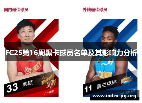 FC25第16周黑卡球员名单及其影响力分析 FC25第16周黑卡球员名单及其影响力分析