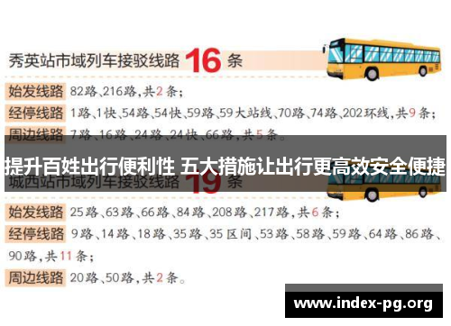 提升百姓出行便利性 五大措施让出行更高效安全便捷 提升百姓出行便利性 五大措施让出行更高效安全便捷